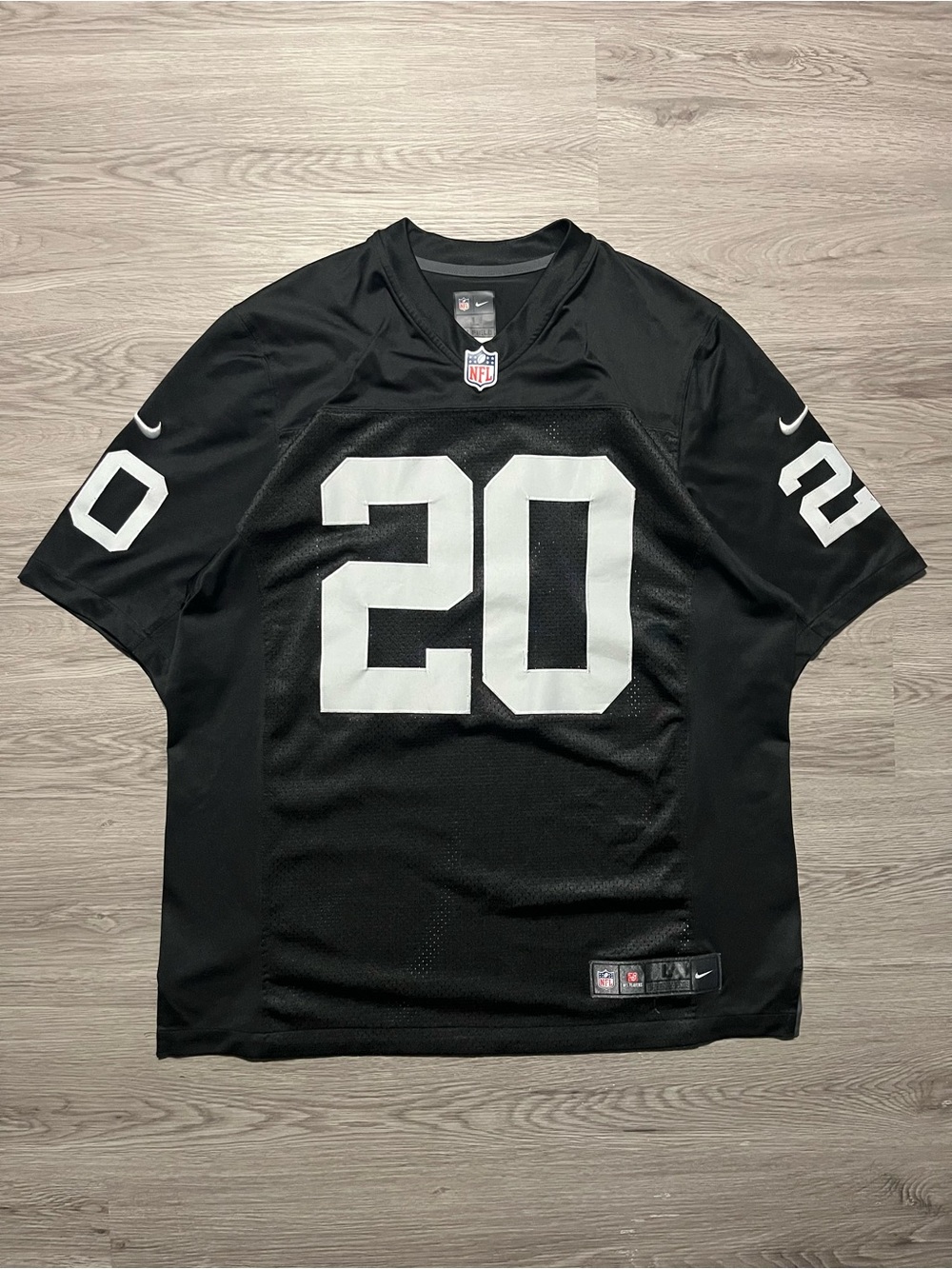Nike on field NFL Oakland Raiders football jersey Darren McFadden large